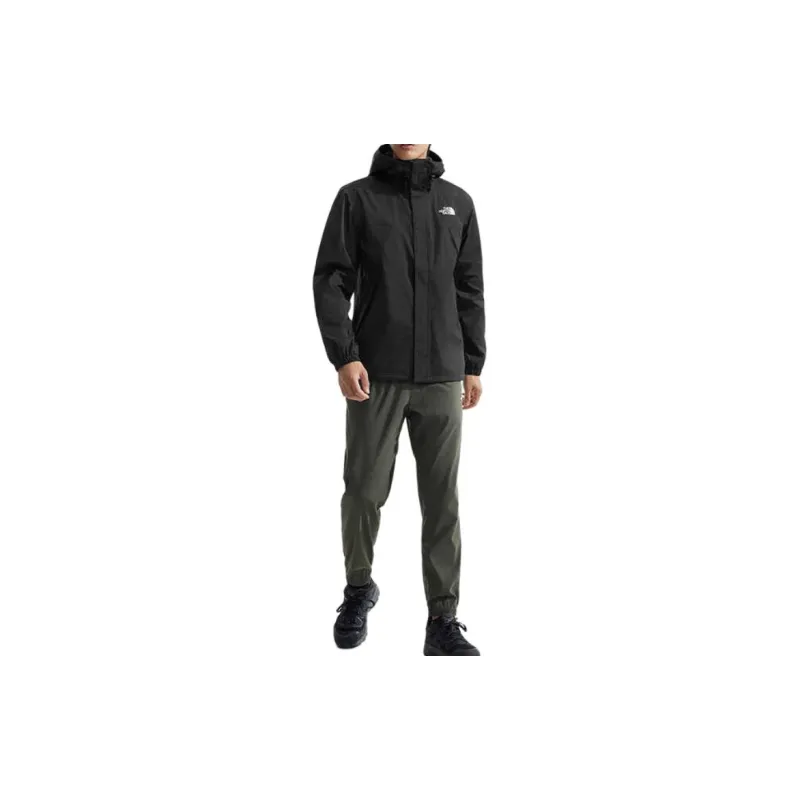THE NORTH FACE City Outdoor Collection Outdoor Hiking Water Resistant Windproof Windbreaker Jacket Unisex Black-3