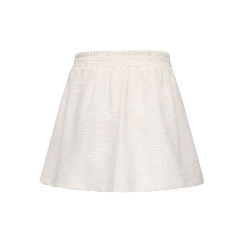 CHIWAWAMEME Casual Short Skirts Women's Apricot-1