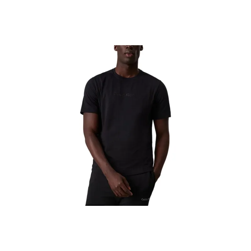CALVIN KLEIN T Shirt Europe Version Men's Black-4