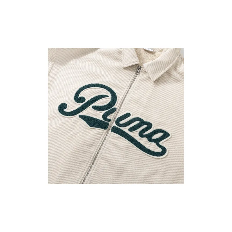 PUMA Jackets Men Beige-6