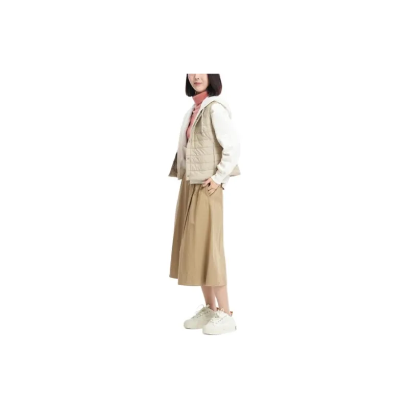UNIQLO Vests Unisex Khaki-3