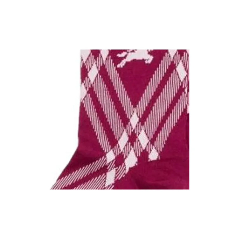 Burberry FW23 Mid-Calf Socks Women's 1 Pack Red-2