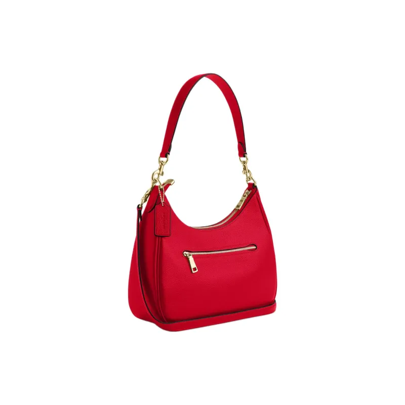COACH Teri Leather Crossbody Bag, Shoulder Bag Tubas Women's Red-1