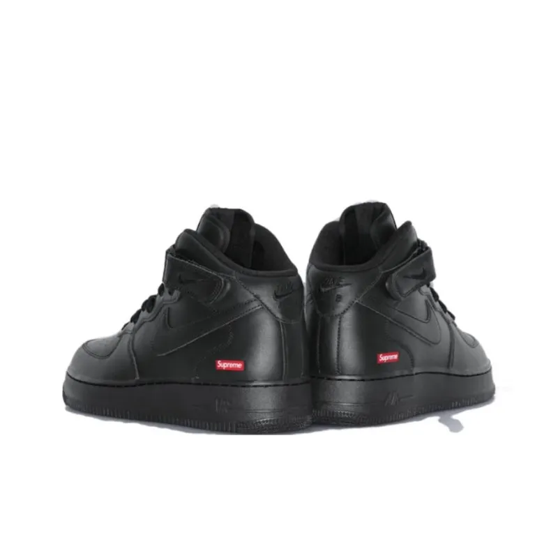 Nike Air Force 1 Mid Supreme Black-4