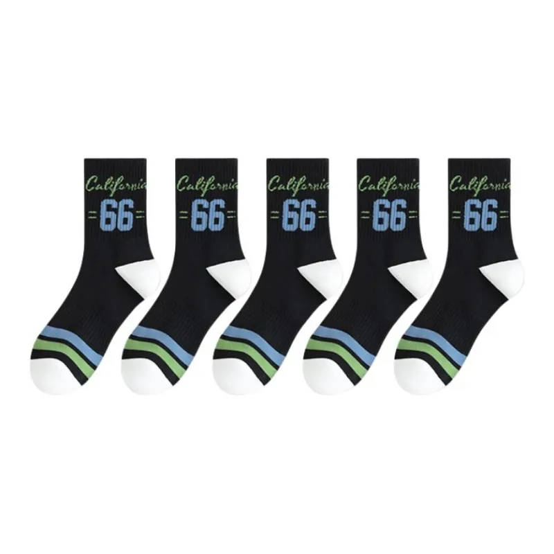 ROBINHOOD Mid Calf Socks Men's 5 Pack-13