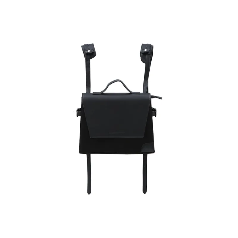 DANGEROUSPEOPLE Fabric Backpack Regular Unisex Black-0