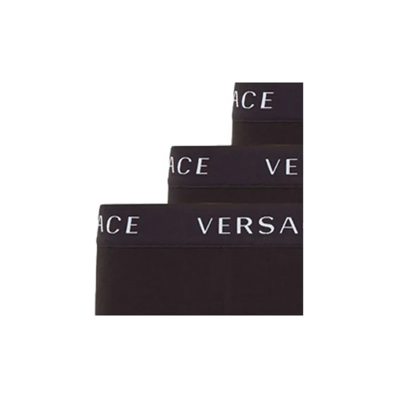 VERSACE VERSACE Boxer Shorts Men's 3 Pack Black-4