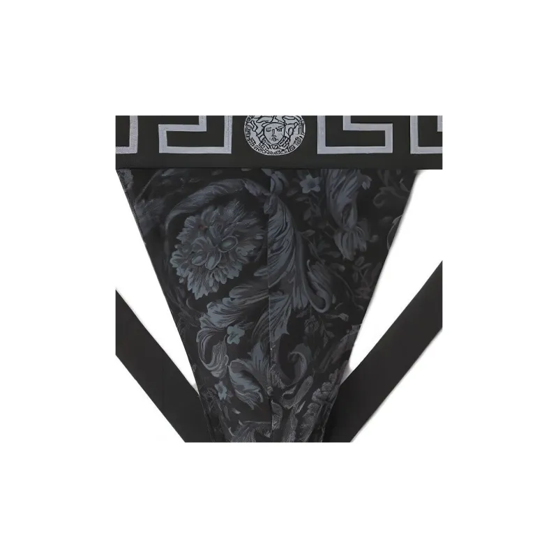 VERSACE Baroque Printed Jockstrap Thongs-5