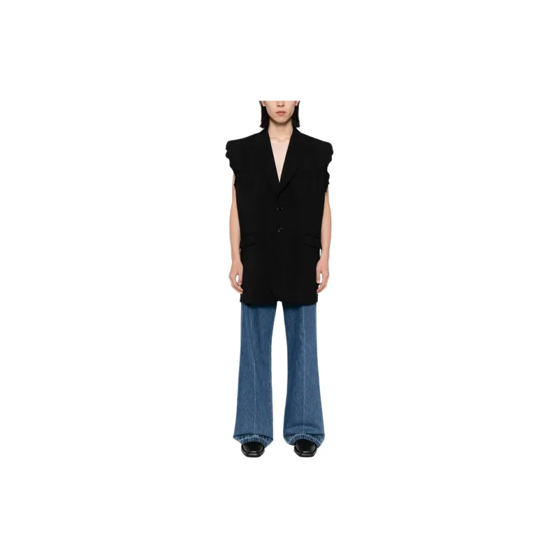 Vetements Deconstructed Button-Up Vest-2
