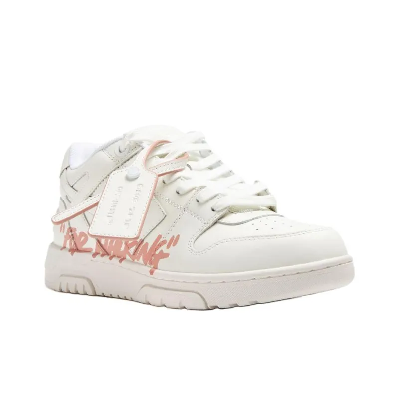 OFF-WHITE Out Of Office Low For Walking White Pink Women's-1