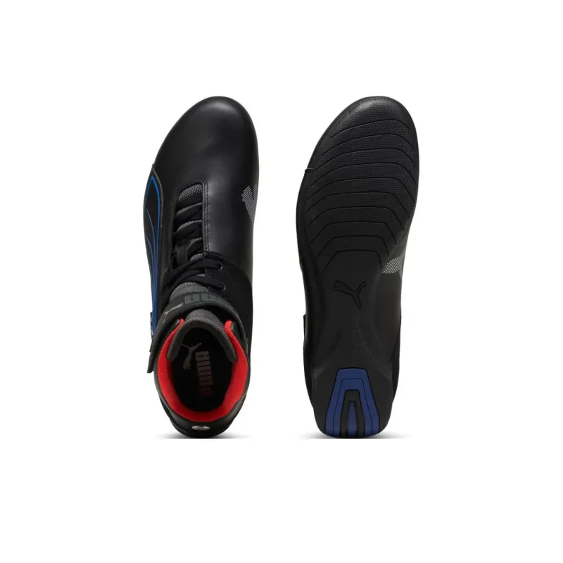 PUMA BMW M Motorsport Cushioning, Wear Resistant High Top Training Shoes Unisex Black-3
