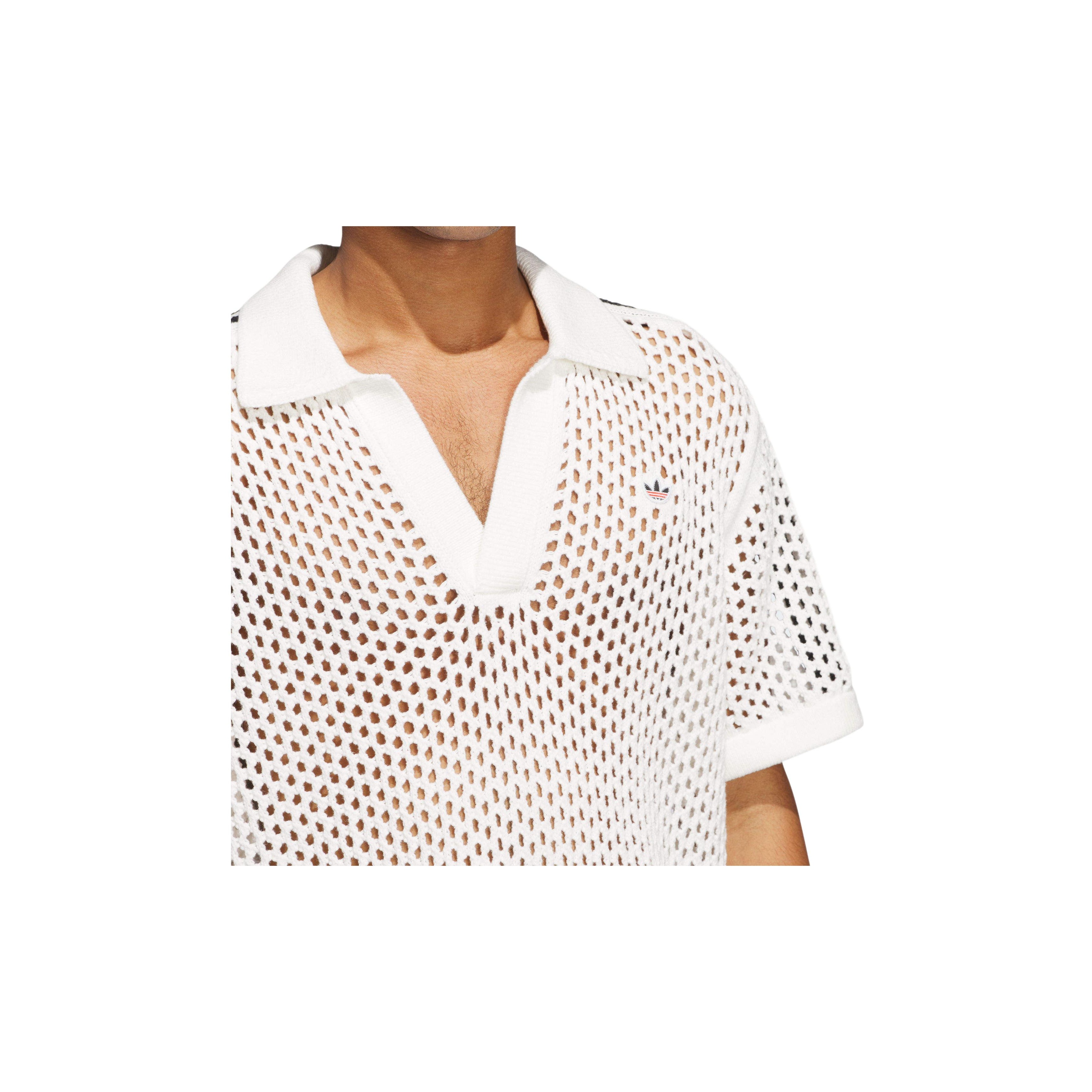 Adidas X Edison Chen Crochet Polo Shirt - Cheap Rcj Jordan