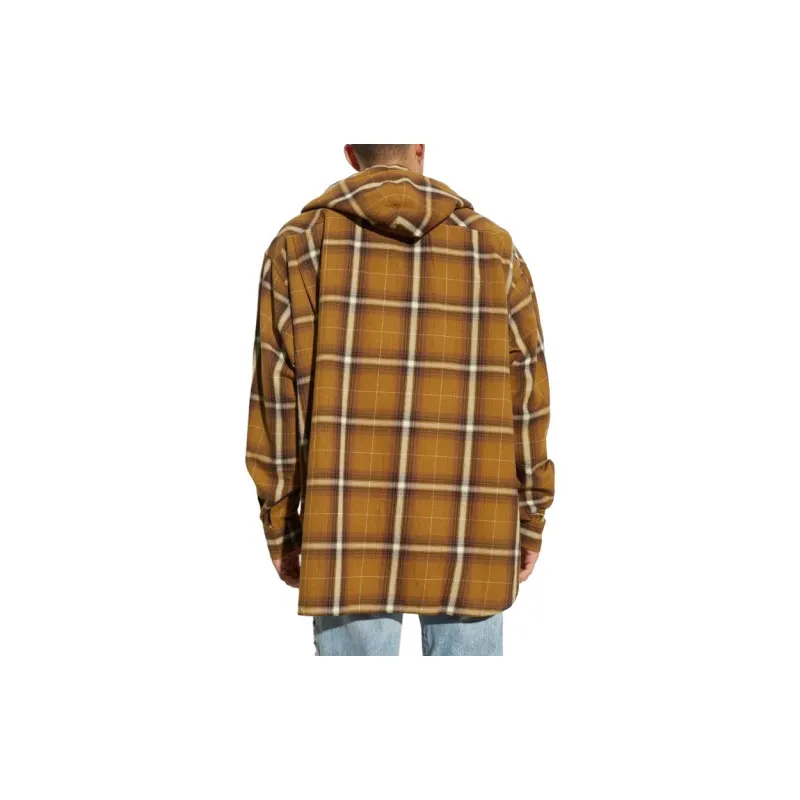 DIESEL S-Dewny-Hood-A Checked Shirt-2