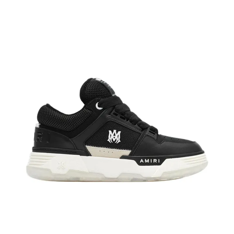 AMIRI MA 1 Low Top Skateboard Shoes Women's Black-1
