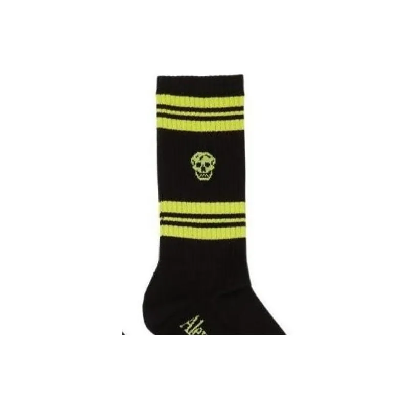 Alexander McQueen Mid Calf Socks Men's 1 Pack Black-4
