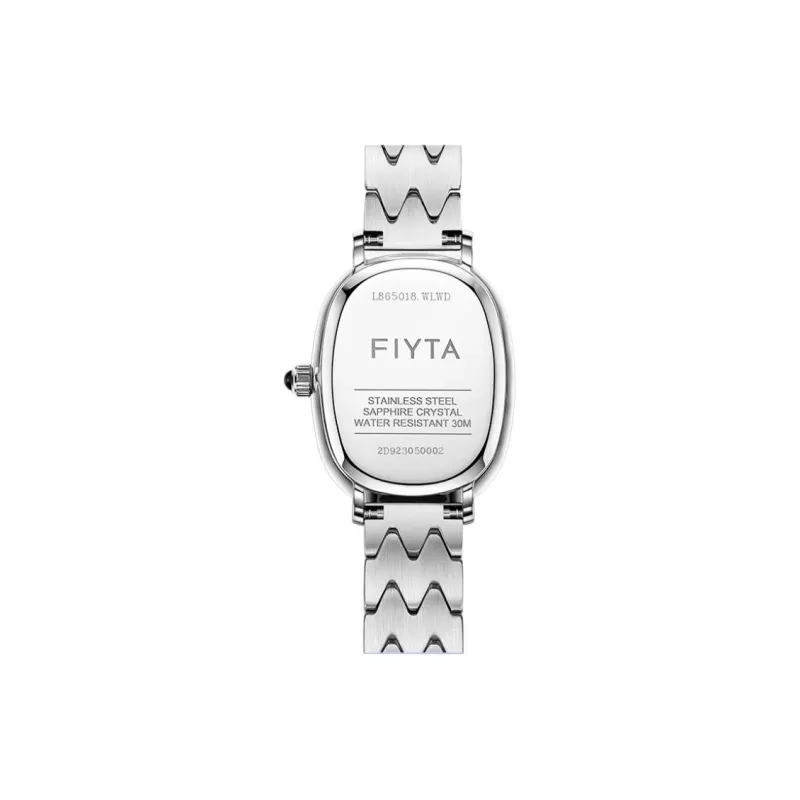 Fiyta Automatic Mechanical Movement Stainless Steel Strap Watch Unisex Blue Dial-4