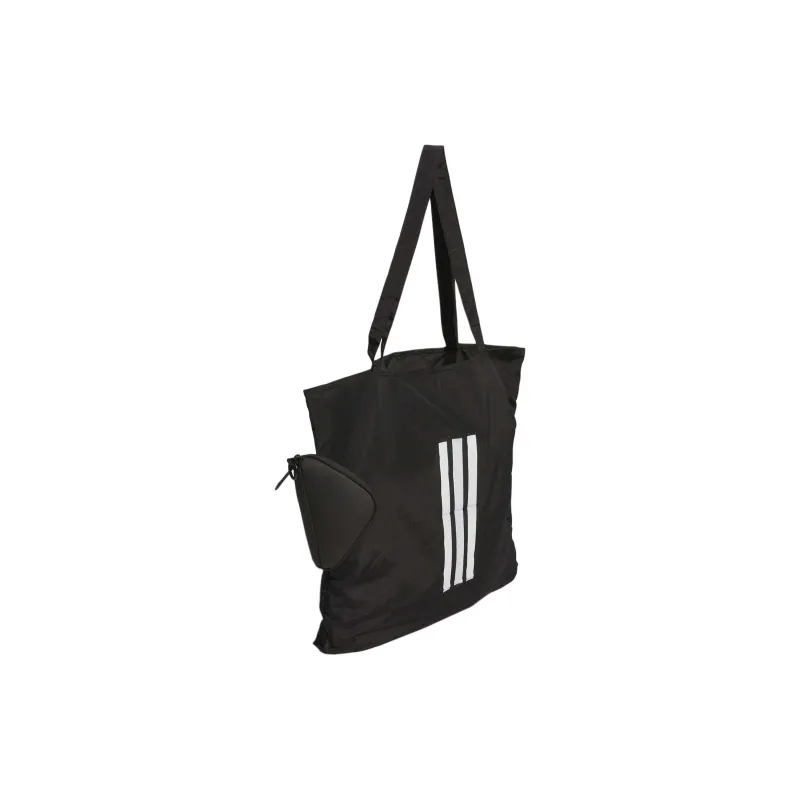 Adidas Recycled Polyester Tote Bag Shopping Bag Handbag Shoulder Bag Regular Unisex Black-1