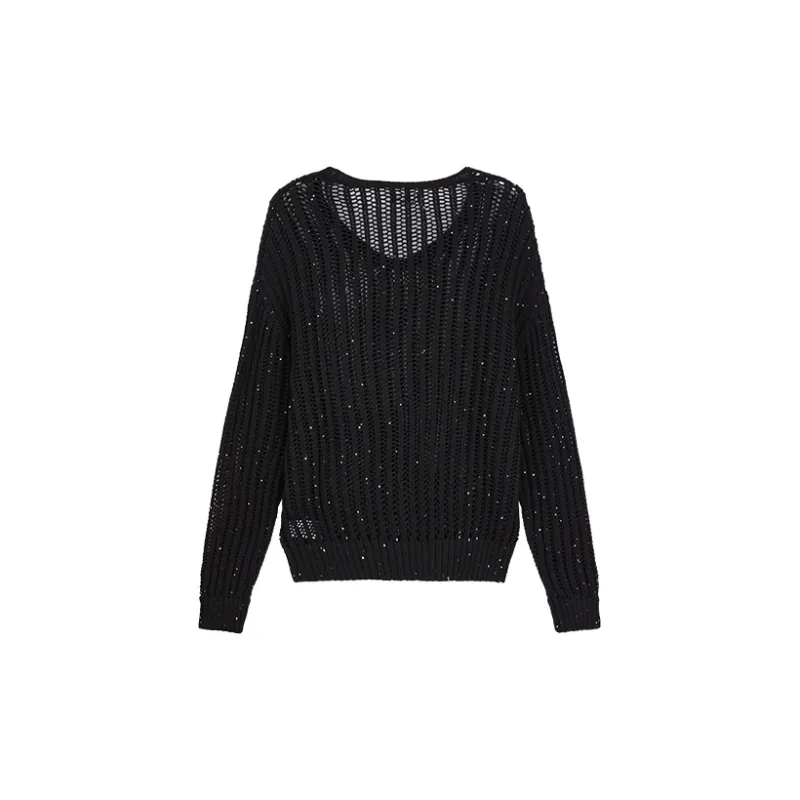 URBAN REVIVO Knitwear Women's Jet Black-1