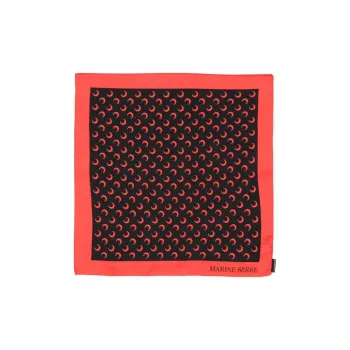 Marine Serre Moon Silk Scarf