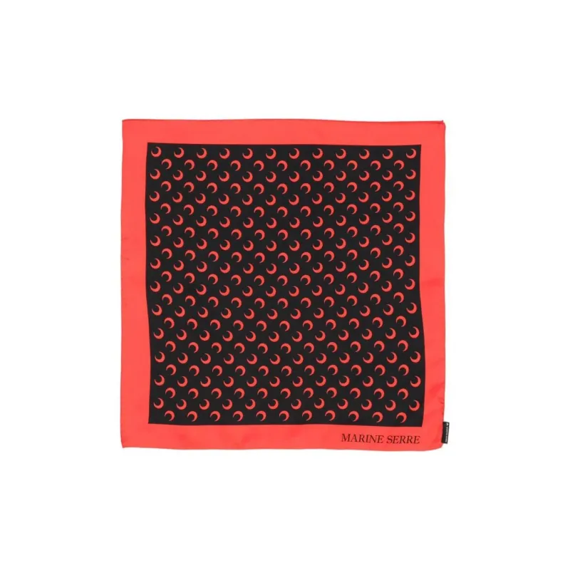Marine Serre Moon Silk Scarf-0