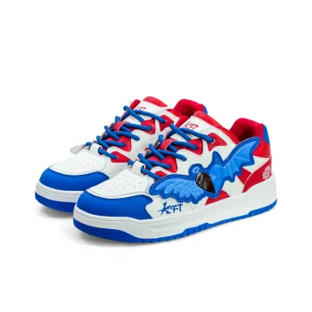 KFT Heart Wings Anti Slip And Wear Resistant Height Increasing Low Top Skateboard Shoes Unisex