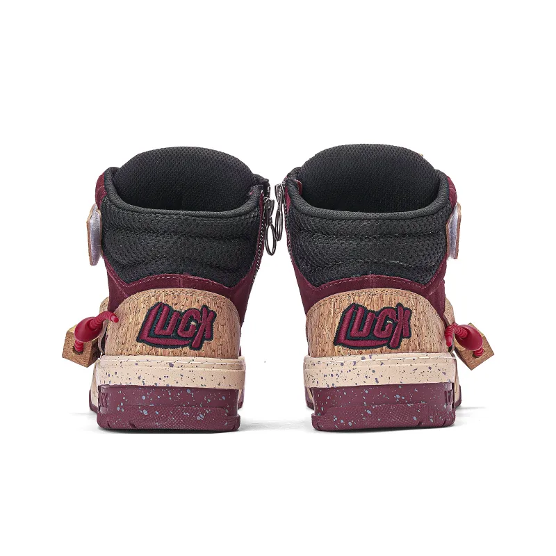 LUCX Lucky Shoes Full-Coverage Warm Anti-Slip And Wear-Resistant Height Increasing Skateboard Shoes Unisex-4