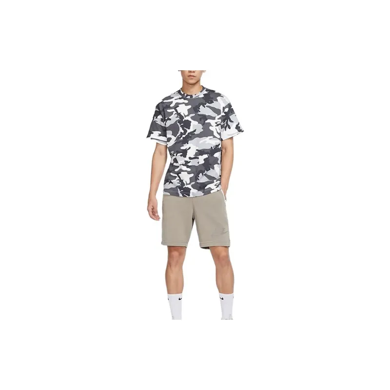 Nike T Shirts Men Light Gray-3
