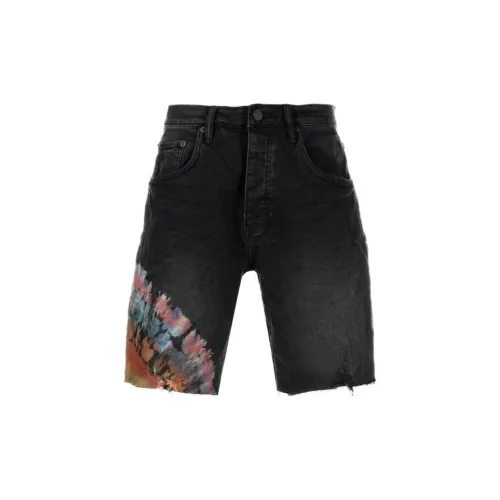 PURPLE-BRAND Denim Shorts Men Black