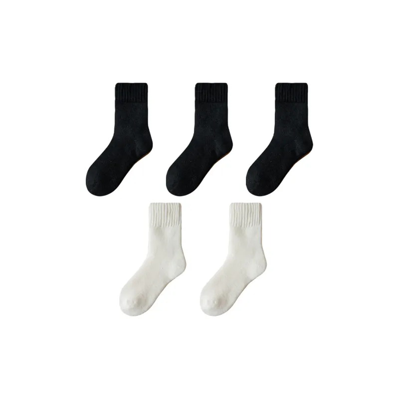 PLANDOO Mid Calf Socks Women's 5 Pack-8