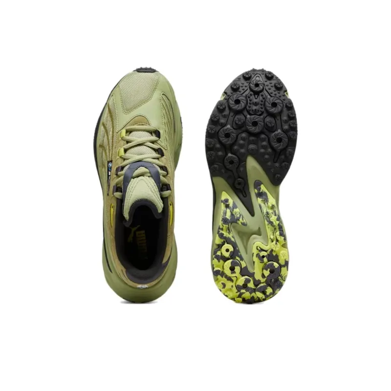 PUMA BMW M Motorsport Anti Slip Wear Resistant Low Top Casual Shoes Unisex Green-3