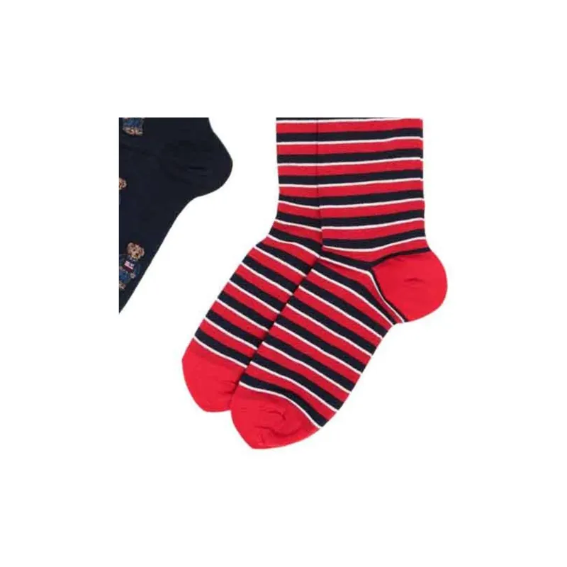 Polo Ralph Lauren Mid-Calf Socks Unisex 2 Pack-1