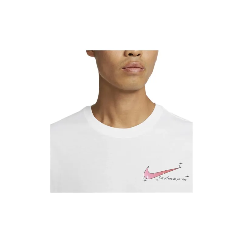 Nike T Shirts Men White-3