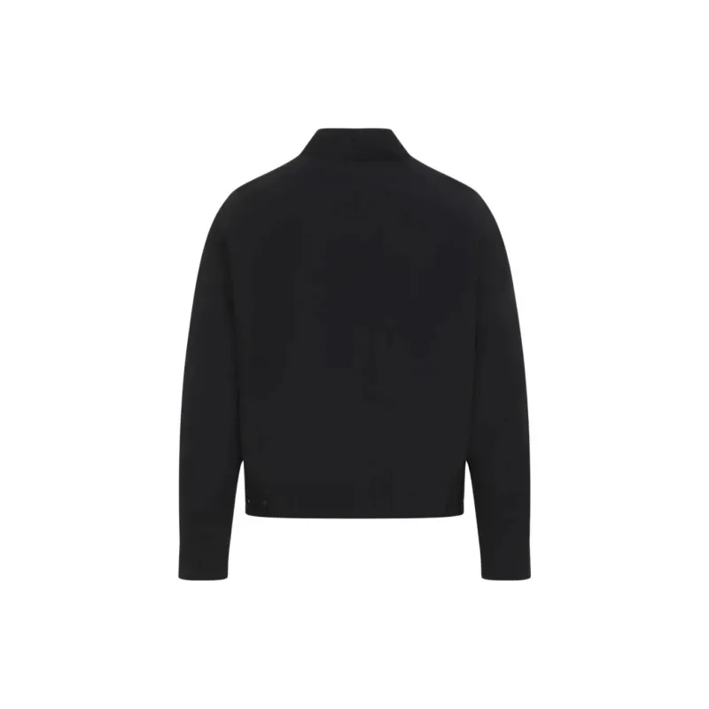 Jacquemus Grosgrain Zip Up Bomber Jacket-1