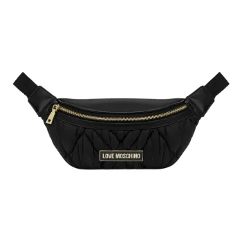 LOVE MOSCHINO Nylon Fanny Pack Women's Black