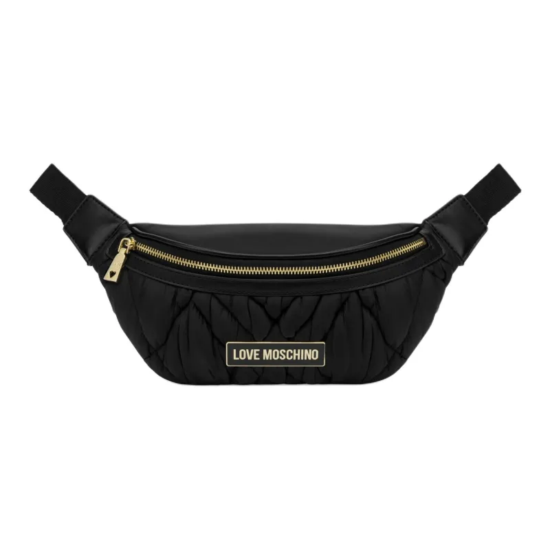 LOVE MOSCHINO Nylon Fanny Pack Women's Black-0