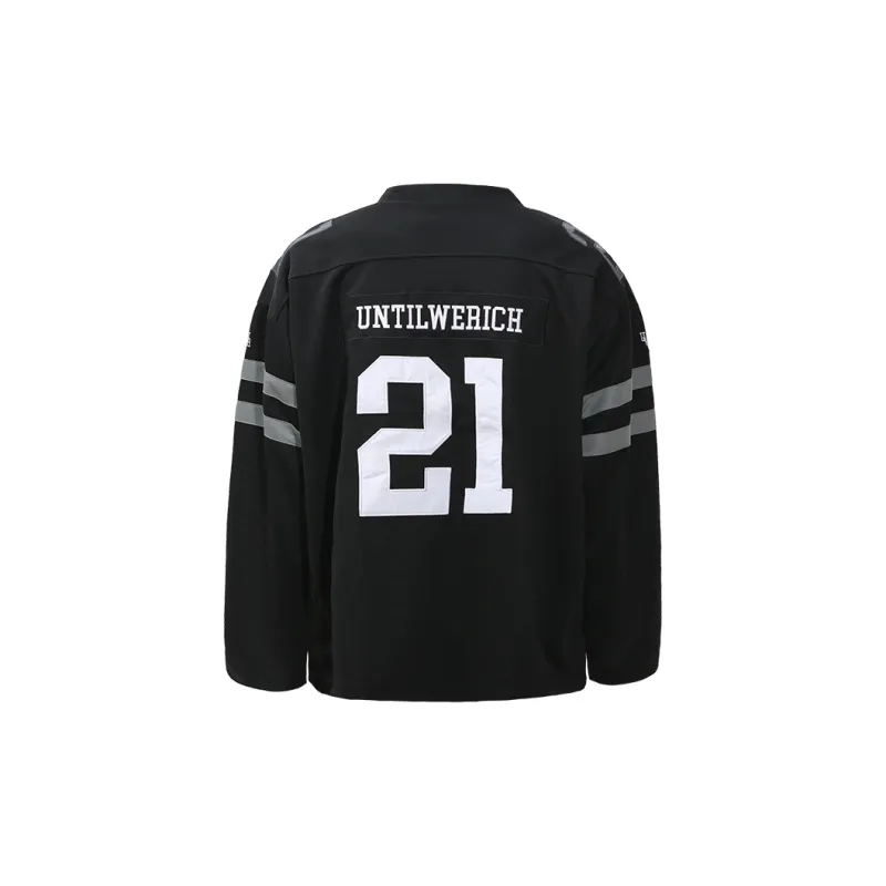 UNTILWERICH T-Shirt Rugby Basketball Patchwork Jersey Unisex-1