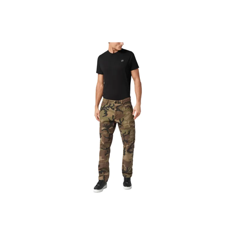 PHILIPP PLEIN Camoflage Cargo Trousers-1