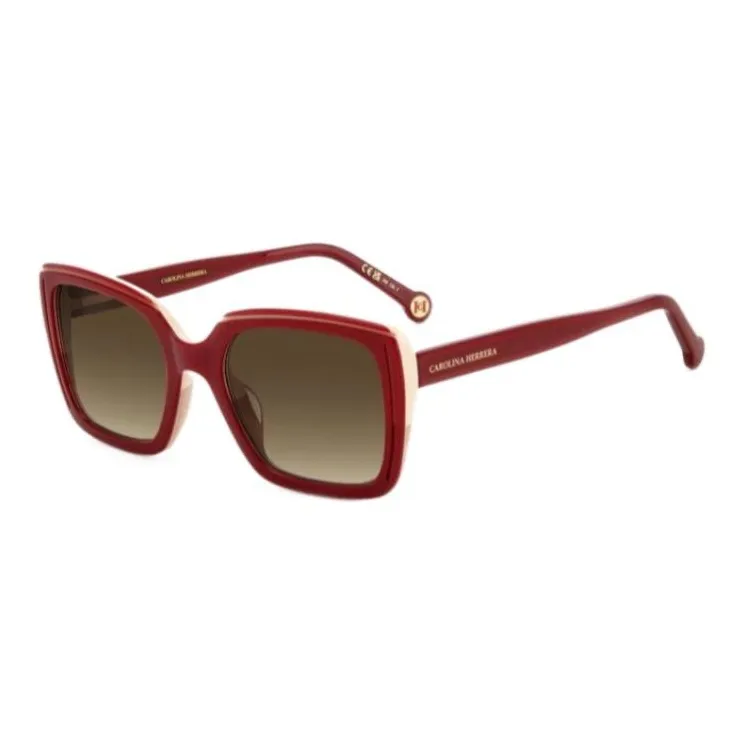 CarolinaHerrera Acetate Square Sunglasses Women's Red-0