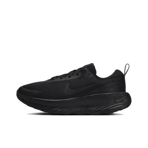 Nike Anti Slip Wear Resistant Low Top Running Shoes Women's Black