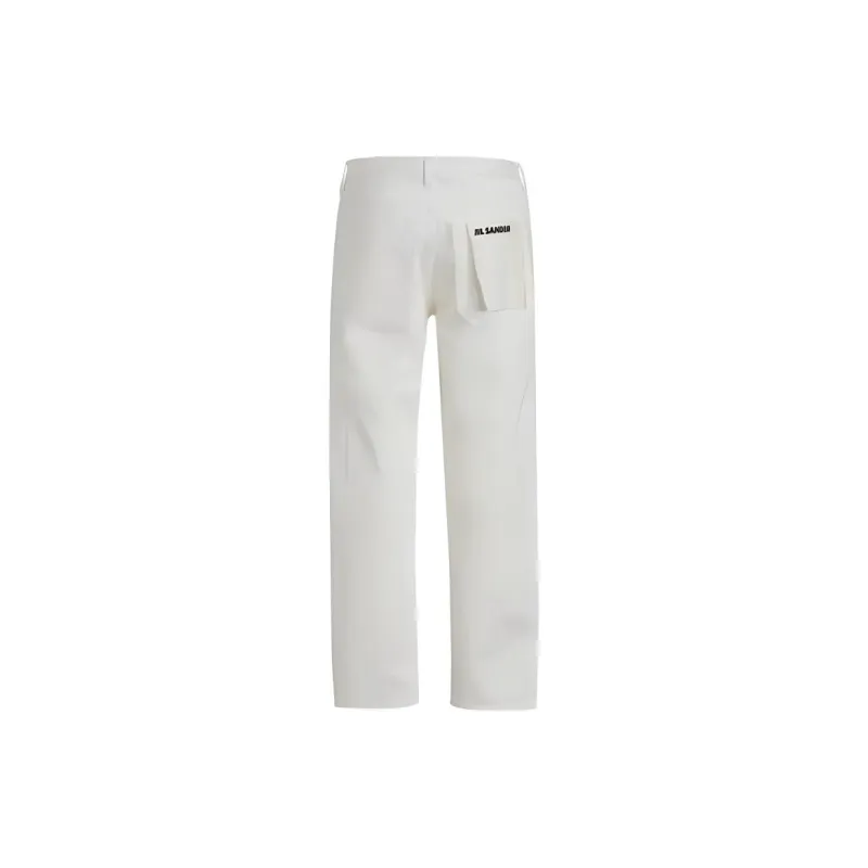 JIL SANDER Button Detailed Straight Leg Jeans-1