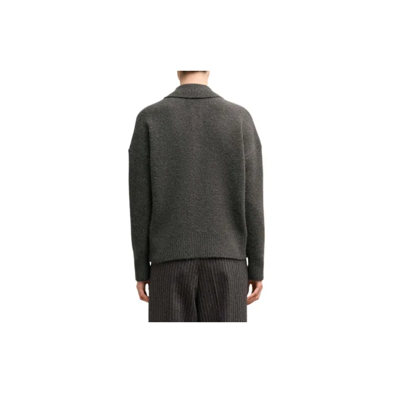 AMIPARIS Paris Ami De Coeur Knit Polo Sweater-2