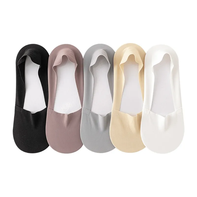 Caramella No Show Socks Women's 5 Pack Mixed Color-1