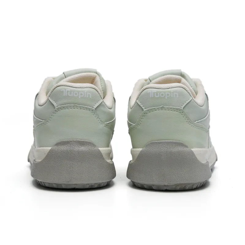 TUOPIN Anti-Slip And Wear-Resistant Lightweight Low-Top Skateboard Shoes Women's Mint Green-2