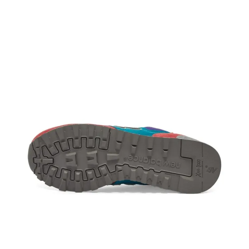 New Balance NB 577 Anti-Slip Wear-Resistant Low-Top Running Shoes Unisex Red-Cyan-3