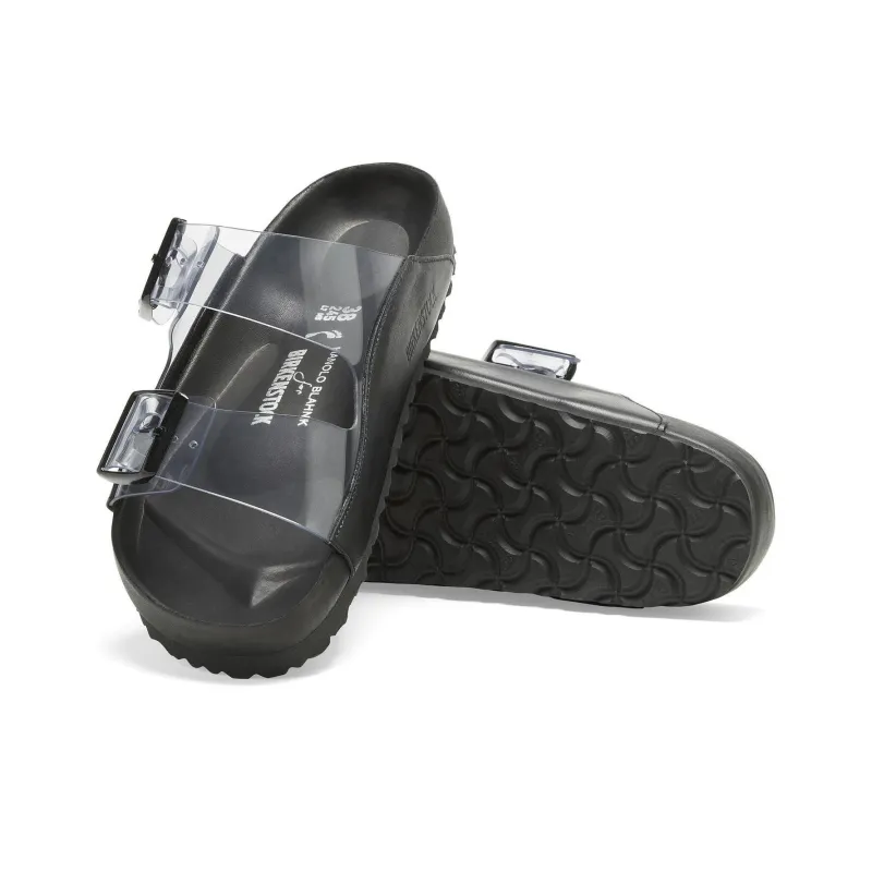 Birkenstock Arizona Transparent Manolo Blahnik Black-4