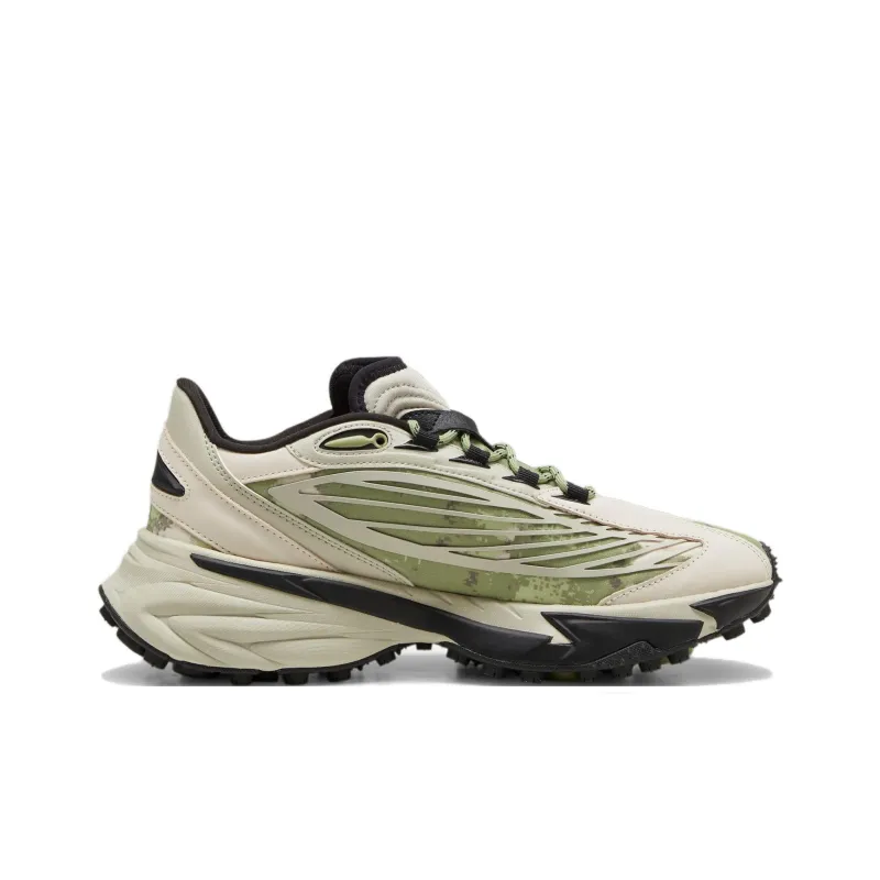 PUMA Spire Cushioning Wear Resistant Low Top Running Shoes Unisex Green-1
