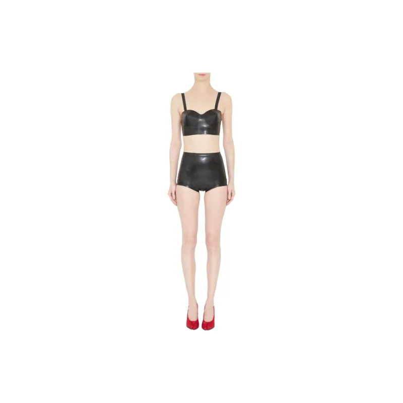 Maison Margiela Latex Balconette Bra-2