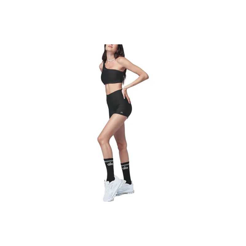 Alo Yoga Knee-High Socks Unisex 1 Pack Black-1