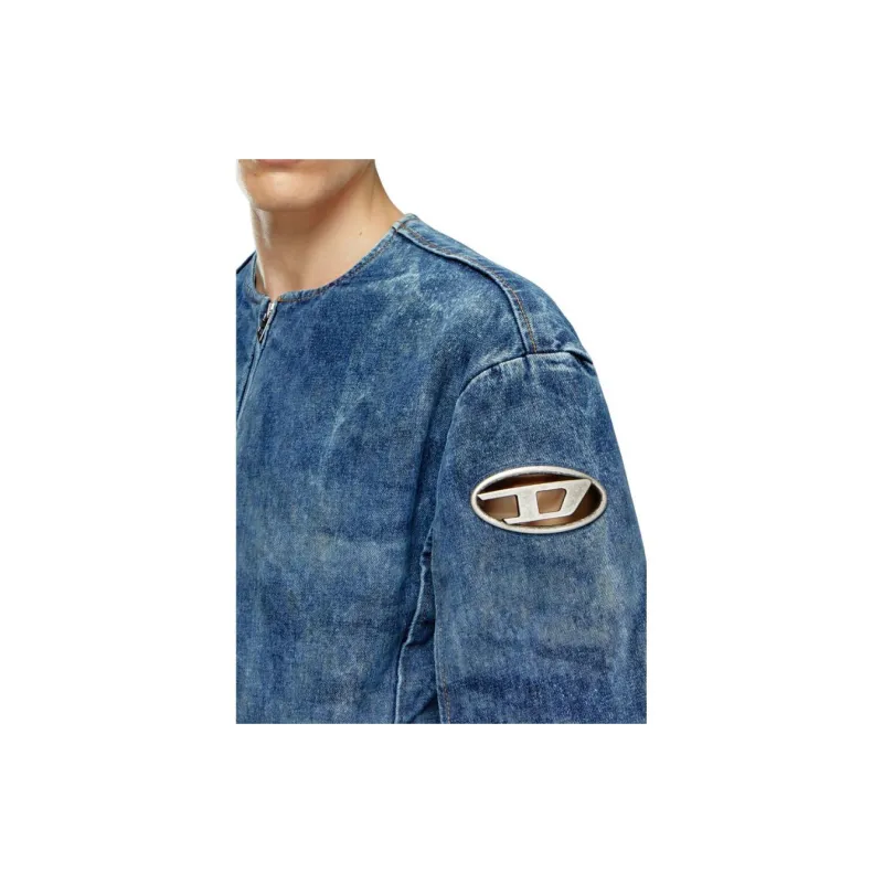 DIESEL SS24 Jackets & Coats Men's Dark Blue-4