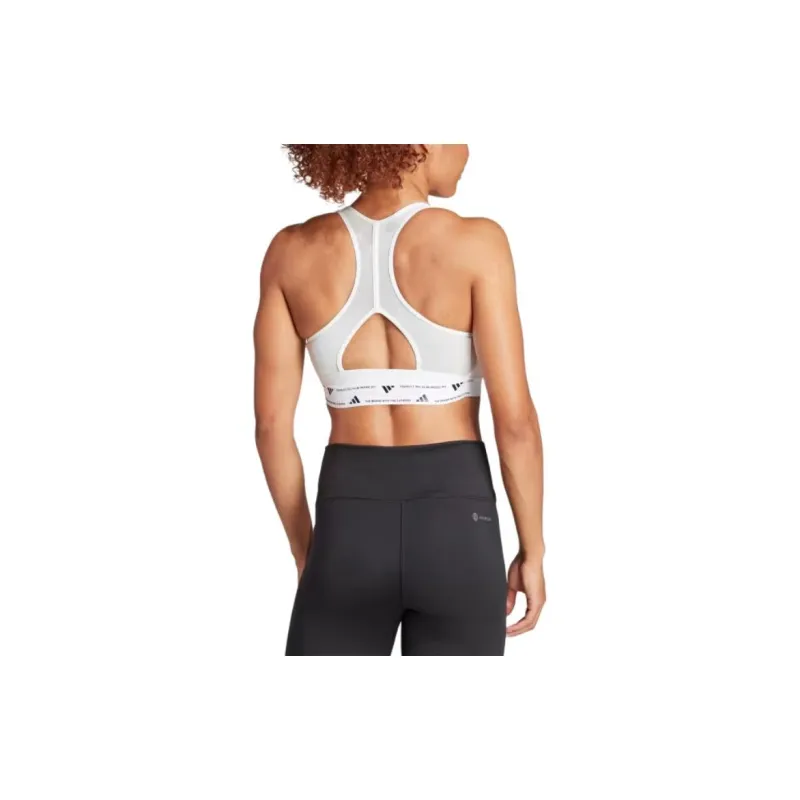 Adidas POWER REACT Bra Women's White-3